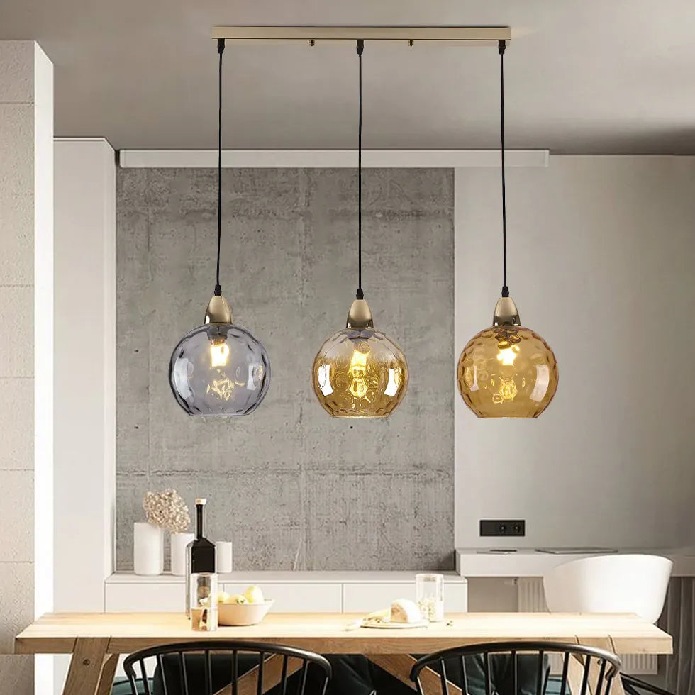 Spannende Cluster Pendelleuchte Glas Bilder