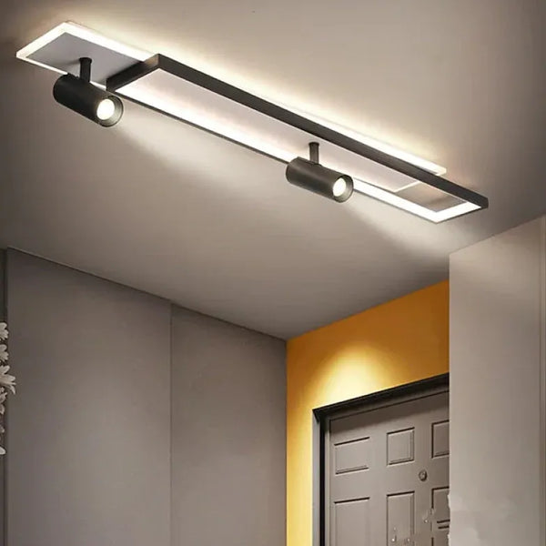 Metall Rechteckig Spot LED Deckenleuchte Flur
