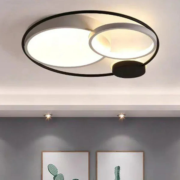 Deckenlampe Planeten Ring Modern Schlafzimmer 3 Flammig