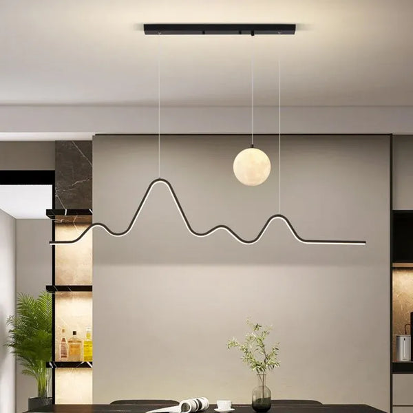 Pendelleuchte Für 160 CM Tisch Art Deco Minimalistisch LED