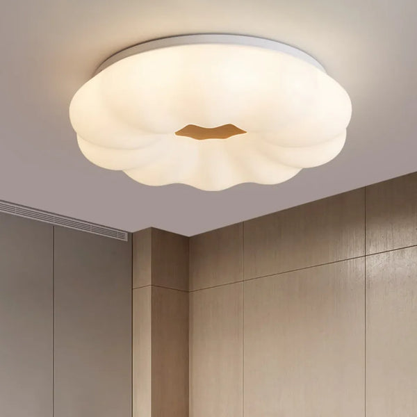 Weiß Blume Rund Deckenleuchte Schlafzimmer Modern