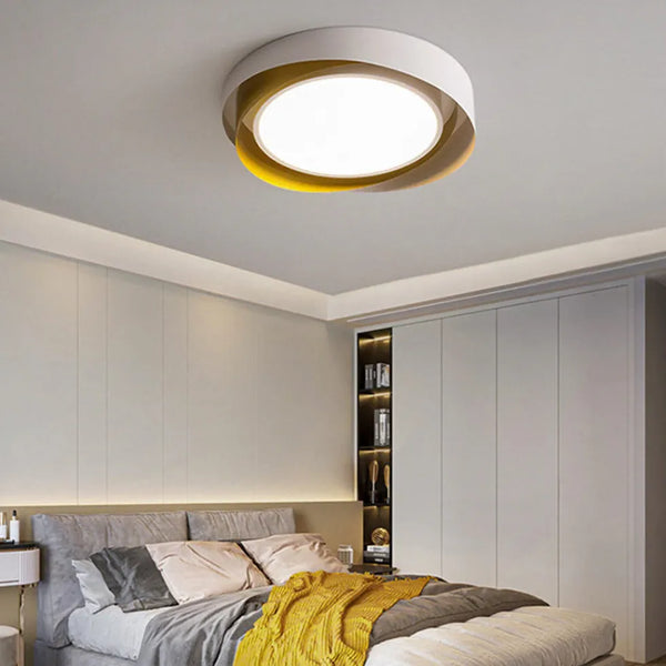 Weiß Schräge Deckenlampe Dimmbar Modern Wohnzimmer