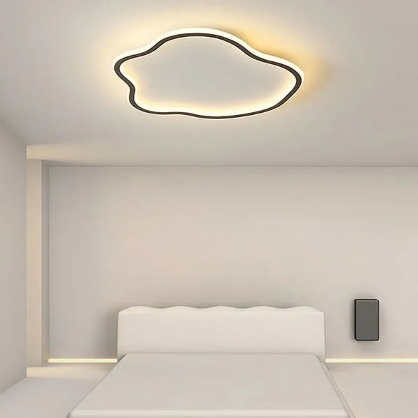 Schwarz Schmale Deckenleuchte Modern Dimmbar lED